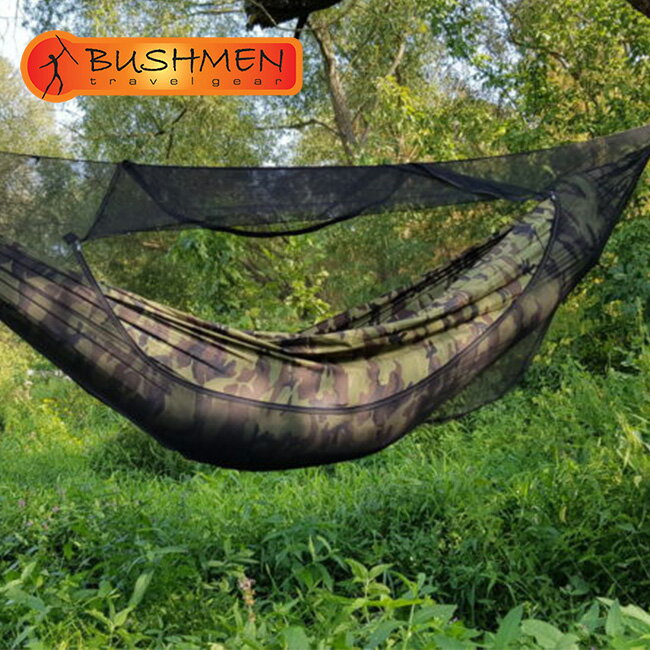ブッシュメントラベルギア ジャングルハンモックモスキートネット BUSHMEN Travel Gear JUNGLE Hammock Mosquito Net BU-JAHAMONET ハンモック 蚊帳 防虫 虫対策 旅行 おしゃれ キャンプ アウトドア 【正規品】のサムネイル