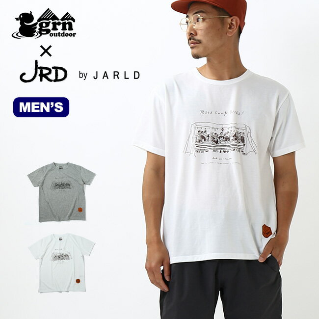 ジーアールエヌアウトドア BCG晩餐TEE grn outdoor BCG BANSAN TEE メンズ JRDGO-201 JRD by JARLD イソガイ ヒトヒサ コラボ Tシャツ 半袖 キャンプ アウトドア 【正規品】