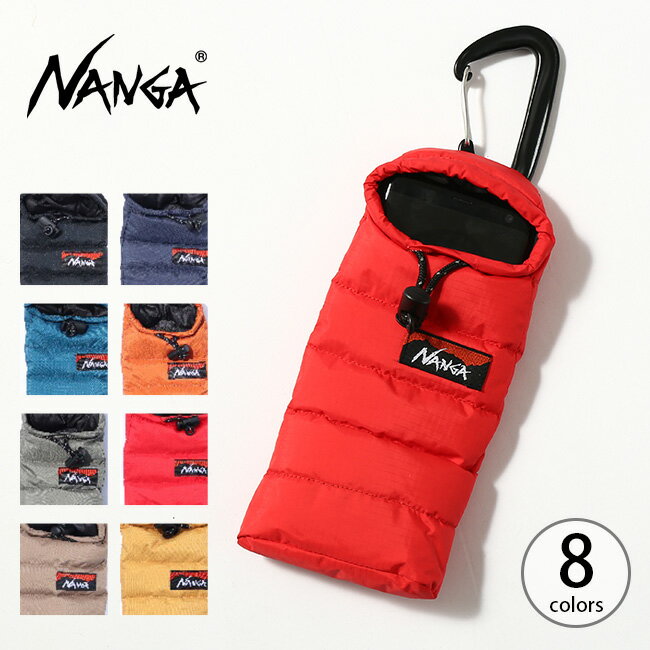 ナンガ オーロラミニシュラフ携帯ケース NANGA AURORA MINI SLEEPING BAG PHONE CASE 携帯ケーススマホケース アクセサリー キャンプ アウトドア ギフト 【正規品】