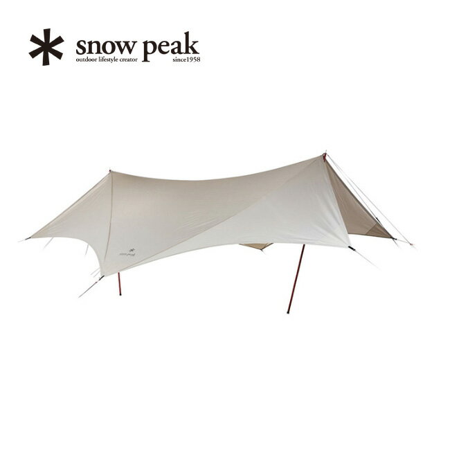 スノーピーク HDタープ シールド ヘキサエヴォ Pro.アイボリー snow peak HD Tarp Hexa Evo Pro. Ivory TP-260IV 6人用テント テント UVカット アウトドア キャンプ バーベキュー 