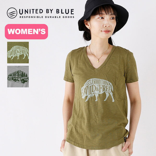 ʥƥåɥХ֥롼 åȥVͥåTEE UNITED BY BLUE COTTON VNECK TEE ǥ T Ⱦµ ...