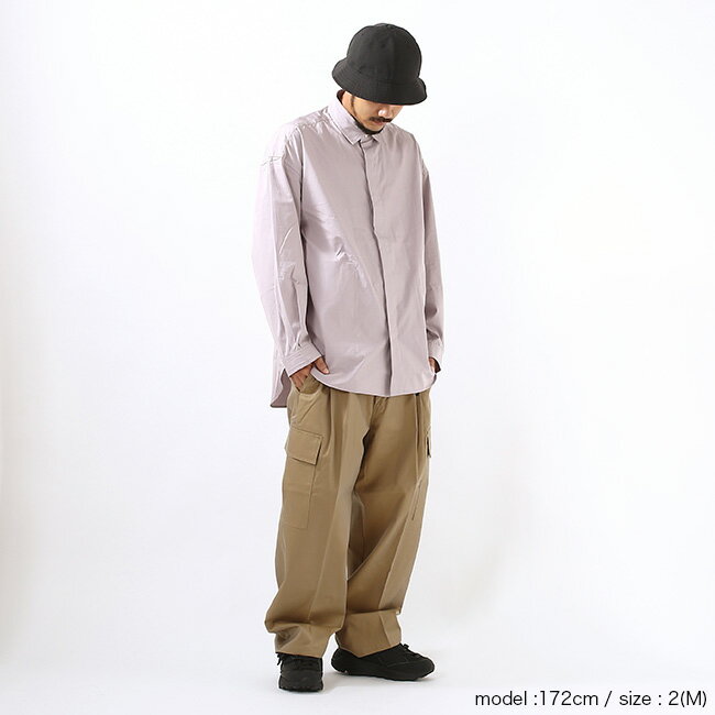 【SALE 20%OFF】ミーンズワイル フライサイドOPシャツ Fly Side OP SH メンズ MW-SH21201 ボタンシャツ トップス シャツ 長袖 比翼 アウトドア キャンプ 【正規品】