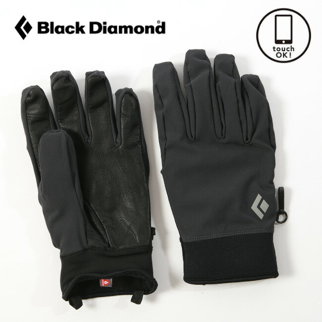 ブラックダイヤモンド ミッドウェイトソフトシェル Black Diamond MIDWEIGHT SOFTSHELL BD71620 グローブ 手袋 ソフトシェル 撥水 スマホ対応 タッチスクリーン キャンプ アウトドア 【正規品】