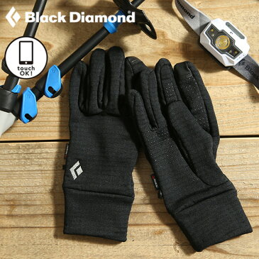 【キャッシュレス 5%還元対象】ブラックダイヤモンド ミッドウェイト グリッドテック Black Diamond BD77140 グローブ 手袋 中厚手 ストレッチ スマホ対応 タッチパネル ＜2019 秋冬＞