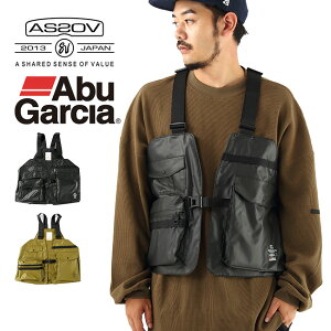 アッソブ×アブガルシア シュリンクナイロンキャンプベスト1 AS2OV×AbuGarcia SHRINK NYLON CAMP VEST1 011900ABU ベスト 釣り フィッシング 防水 トップス キャンプ アウトドア 【正規品】