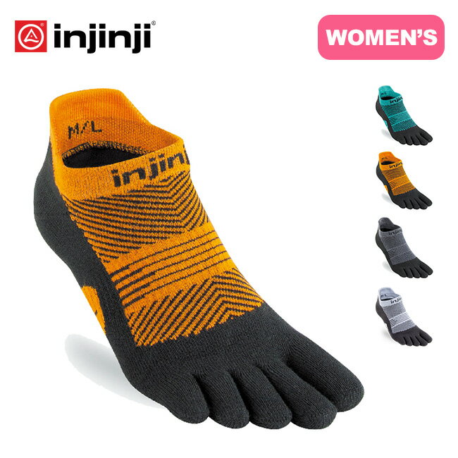 インジンジ 【ウィメンズ】ランLWノーショウ injinji Women's Run Lightweight No-Show レディース 262111 靴下 五本指ソックス クルーソックス ランニング 登山 スポーツ アウトドア 【正規品】