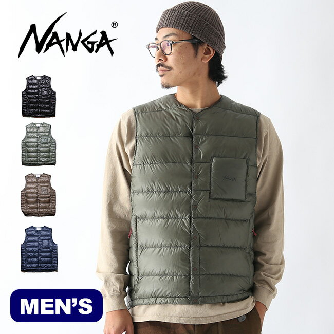 ナンガ インナーダウンベスト メンズ NANGA INNER DOWN VEST メンズ N1Id トップス ベスト ダウン インナー ライナー インサレーション キャンプ アウトドア フェス 【正規品】