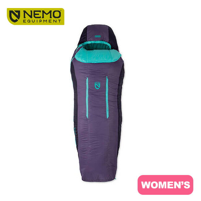 ニーモ フォルテ 20  NEMO FORTE20 Women's レディース NM-FRT-W20 女性用 寝袋 シュラフ マミー型 スプーンシェイプ 横向き寝 車中泊 仮眠 車内泊 防災 非常用 防災用品 防災用 災害対策 緊急用 キャンプ アウトドア 