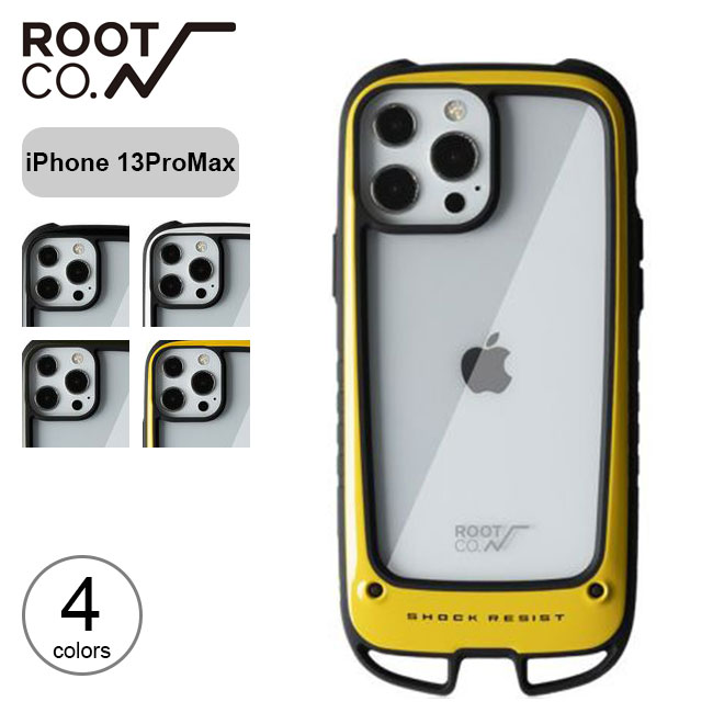 ルートコー グラビティショックレジストケース+Hold.(iPhone 13ProMax専用) ROOT CO. GRAVITY Shock Resist Case +Hold. GSH-4384 アイフォンケース モバイルケース 携帯ケース スマートフォンケース キャンプ アウトドア フェス 【正規品】