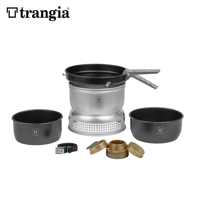 トランギア ストームクッカー ノンスティック L trangia STORM COOKER Non-stick L TR-25-5UL 鍋 フライパン 調理器具 B25アルコールバーナー アルミ製 登山 ツーリング キャンプ アウトドア フェス 