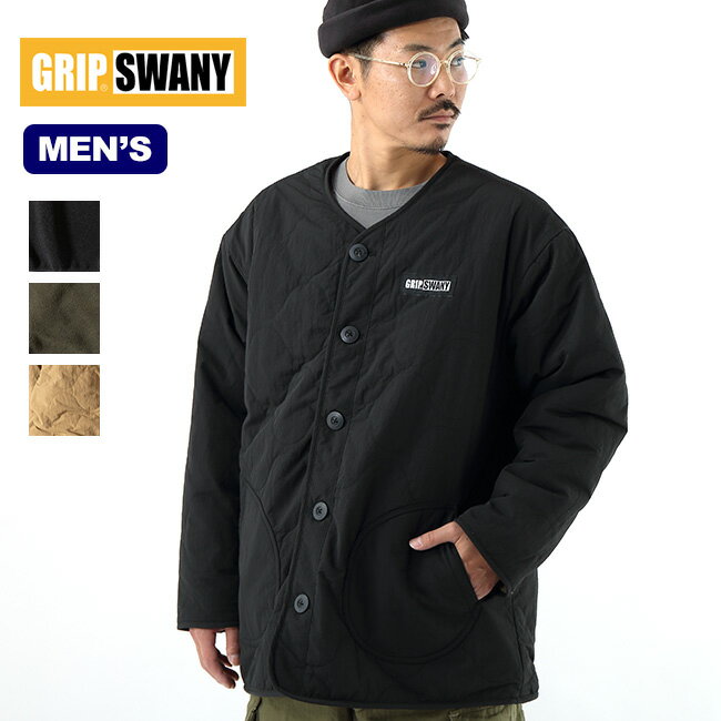 グリップスワニー リバーシブルキルトジャケット GRIP SWANY REVERSIBLE QUILT JKT メンズ GSJ-65 ジャケット フリースジャケット アウター リバーシブルジャケット キャンプ アウトドア 【正規品】