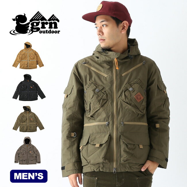 ジーアールエヌアウトドア テブラマウンテンパーカ21 grn outdoor TEBURA MOUNTAN PARKA21 メンズ GO9205Q ジャケット アウター パーカー 難燃性 焚き火 キャンプ アウトドア 【正規品】