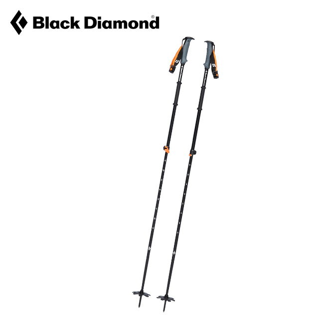 ブラックダイヤモンド トラバースWR2ポール(ペア) Black Diamond TRAVERSE WR 2 POLES BD42147 ポール スキーポール スキー バックカントリー キャンプ アウトドア 