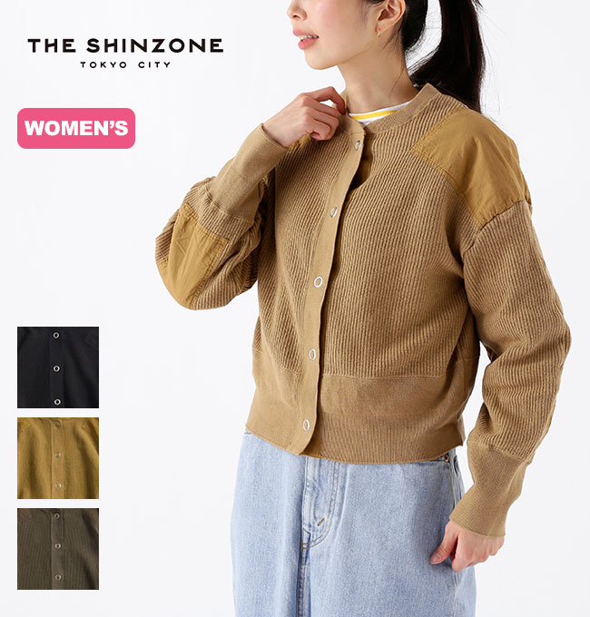 ザ シンゾーン ミリタリーケープリン THE SHINZONE MILITARY CAPELIN CARDIGAN レディース ウィメンズ 22SMSCU10 トップス 長袖 カーディガン キャンプ アウトドア その1