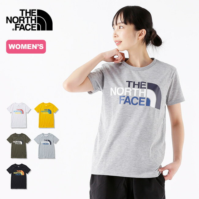 ノースフェイス S/S カラフルロゴTee【ウィメンズ】 THE NORTH FACE S/S Colorful Logo Tee レディース NTW32134 トップス Tシャツ ショートスリーブ 半袖 キャンプ アウトドア 【正規品】