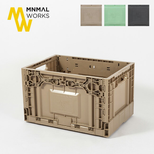 ミニマルワークス フォールディングボックスS2 MINIMALWORKS FOLDING BOX S2 MGFU-FB002 コンテナ 持ち運び コンパクト ボックス キャンプ アウトドアリビング フェス