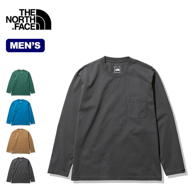 【SALE 30%OFF】ノースフェイス L/S ヘビーコットンTee メンズ THE NORTH FACE L/S Heavy Cotton Tee NT32244 トップス Tシャツ 長袖 ロングスリーブ キャンプ アウトドア 【正規品】