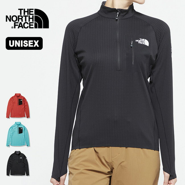 【SALE】ノースフェイス エクスペディションドライドットジップハイ THE NORTH FACE Expedition Dry Dot Zip High メンズ レディース NT12122 トップス Tシャツ ベースレイヤー 長袖 登山 キャンプ アウトドア 【正規品】