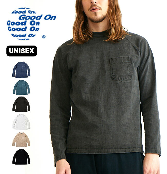 グッドオン ヘビージャージーL/SラグランポケットTEE GOOD ON HEAVY JERSEY L/S RAGLAN POCKET TEE ユニセックス メンズ レディース GOLT1805 トップス ロンT 長袖 ヘビーオンス 9oz キャンプ アウトドア 【正規品】