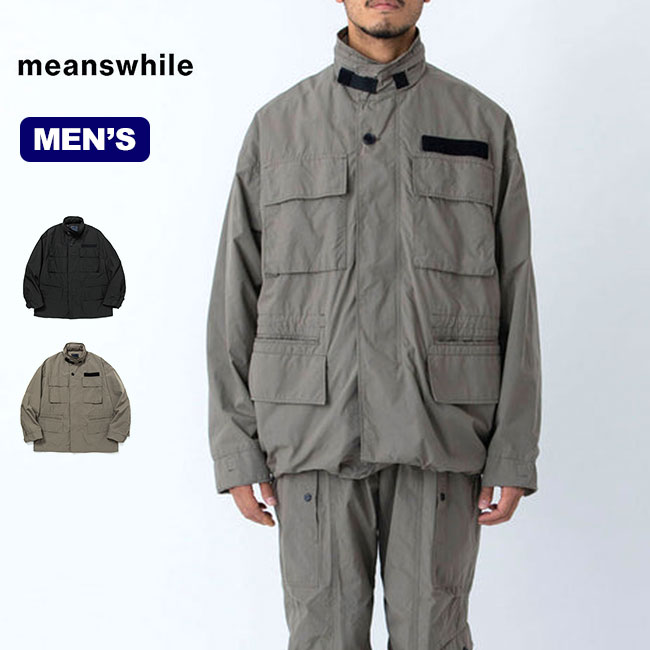 楽天OutdoorStyle サンデーマウンテン【SALE 20％OFF】ミーンズワイル ファティーグリップフィールドジャケット meanswhile FATIGUE RIP FIELD JKT メンズ MW-JKT22101 トップス アウター コート ジャケット キャンプ アウトドア フェス 【正規品】