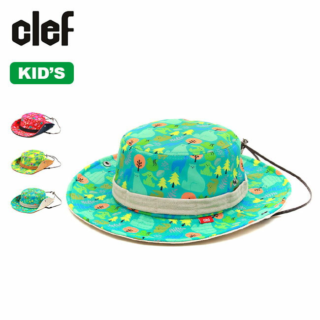 【SALE】クレ アニマルフレンドハット【キッズ】 Clef KIDS ANIMAL FRIEND HAT キッズ RB3641KD 帽子 ハット 子供 アウトドア キャンプ フェス 【正規品】