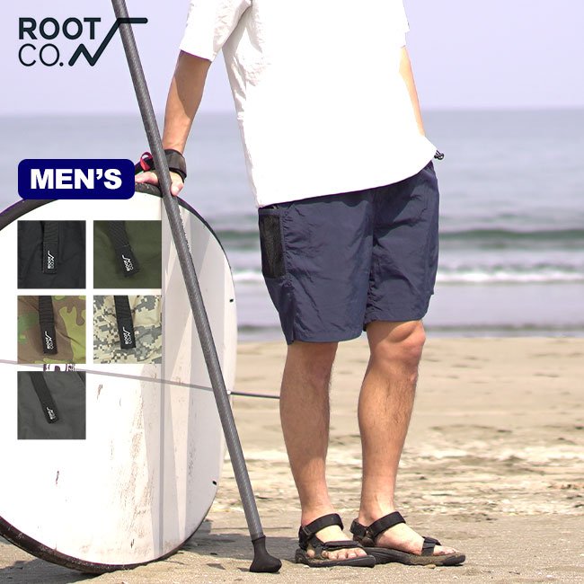 ルート プレイアンフィビアウォーターサイドショーツ ROOT CO. PLAY AMPHIBIA Waterside Shorts メンズ ボトムス ズボン 半ズボン アウトドア フェス キャンプ ショートパンツ 【正規品】