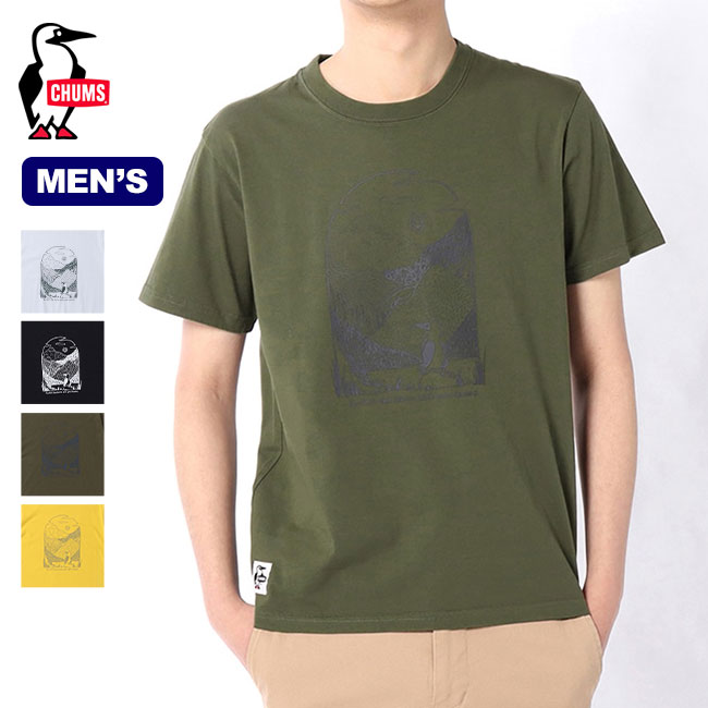 【SALE 30%OFF】チャムス プロテクトジアースTシャツ メンズ CHUMS Protect The Earth T-Shirt メンズ CH01-1973 トップス カットソー プルオーバー Tシャツ 半袖 アウトドア キャンプ フェス 【正規品】