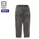 ホーボー アーチザンイージーパンツコットンツイル hobo ARTISAN EASY PANTS COTTON TWILL メンズ HB-P3601 ボトムス パンツ ロングパンツ タウン おしゃれ キャンプ アウトドア 【正規品】