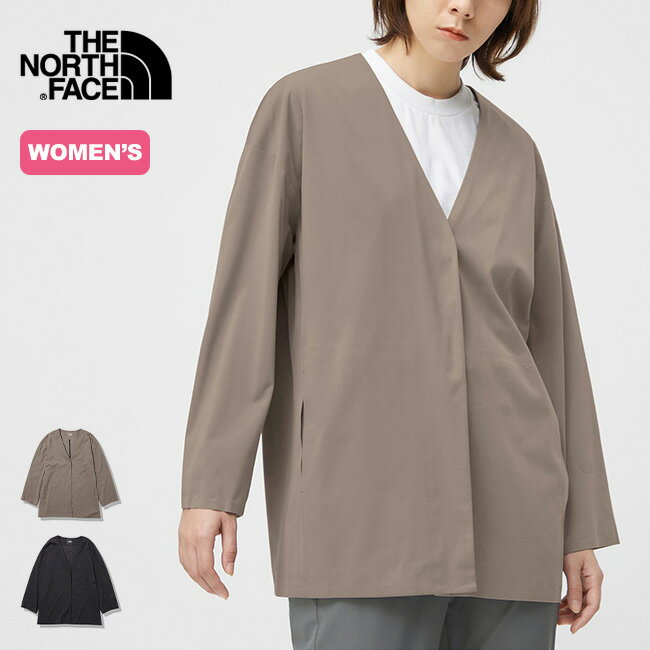 【SALE 20%OFF】ノースフェイス テックラウンジカーディガン【ウィメンズ】 THE NORTH FACE Tech Lounge Cardigan レディース NTW12262 トップス アウター カーディガン 長袖 日焼け対策 キャンプ アウトドア 【正規品】