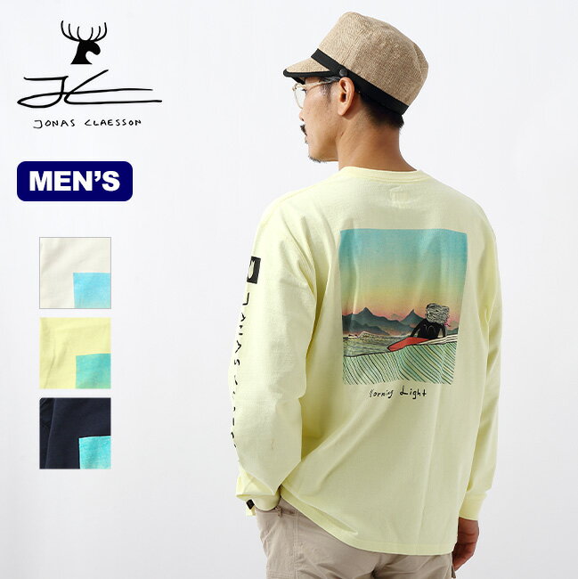 ジョナスクレアッソン モーニングライトL/S JONAS CLAESSON 22SJ03MC08SB ロンT Tシャツ ロングスリーブ Tシャツ キャンプ アウトドア 【正規品】