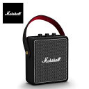 マーシャル ストックウェル2ワイヤレススピーカー ブラック ブラス Marshall STOCKWELL2 Black and Brass 小型 ステレオ 調節 キャンプ アウトドア 【正規品】