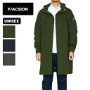 【ラスト1点】ファクション 兼六 F/ACSION KENROKU メンズ レディース ユニセックス FA001 コート レインジャケット アウター フェス お...