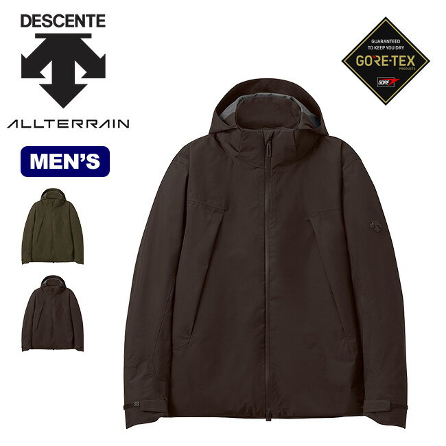 デサントオルテライン ゴアテックスパックライトアクティブシェルジャケット DESCENTE ALLTERRAIN GORE-TEX PACLITE ACTIVE SHELL JACKET メンズ DAMUGC51 シェルジャケット フードジャケット アウター 耐水 防風 ライフスタイル おしゃれ キャンプ アウトドア 【正規品】