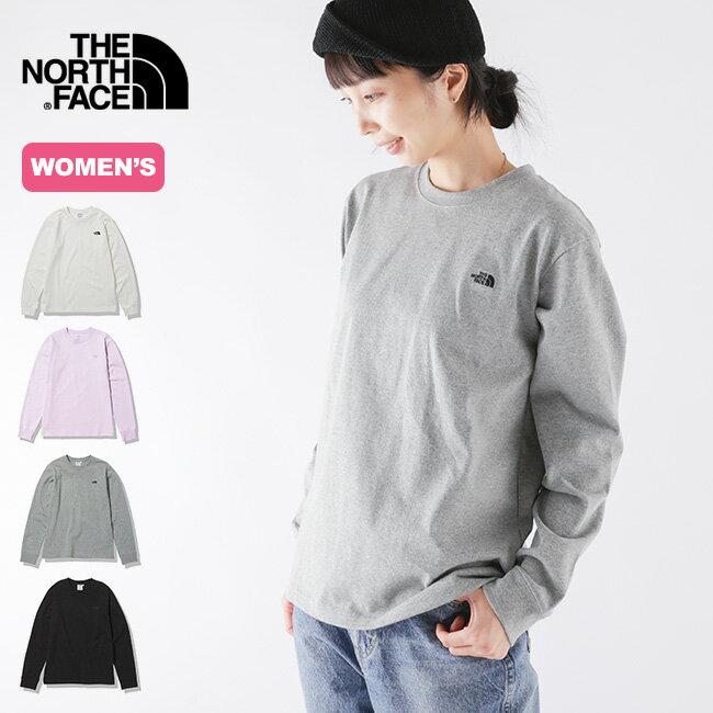 ノースフェイス L/S ヌプシコットンTee【ウィメンズ】 THE NORTH FACE L/S Nuptse Cotton Tee レディース NTW82135 トップス Tシャツ ロングスリーブ ロングT ロンT おしゃれ 長袖 キャンプ アウトドア 【正規品】