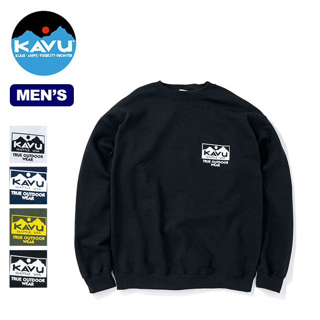 カブー トゥルーロゴスウェット KAVU True Logo Sweat メンズ 19821729 トップス トレーナー カットソー スウェット アウトドア フェス 【正規品】