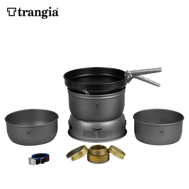 トランギア ストームクッカーL・ULハードアノダイズド trangia STORM COOKER L Ultralight Hard Anodized TR-25-3HA フライパン ソースパン アルコールバーナー アルミ製 キャンプ アウトドア 