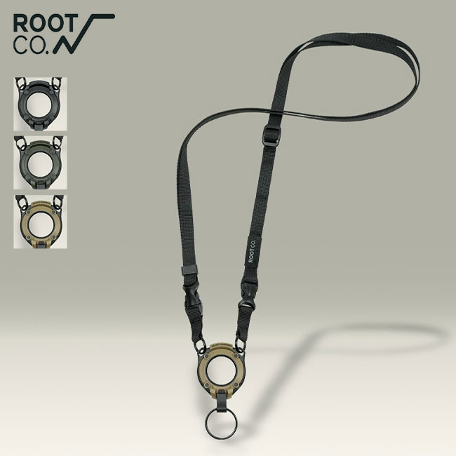 ルートコー グラビティクアッドマグネット/ショルダーループリングバージョン ROOT CO. GRAVITY QUAD MAG. NECK/SHOULDER LOOP RING ver. ストラップ ギアホルダー キーホルダー ネックストラップ アウトドア キャンプ フェス 【正規品】