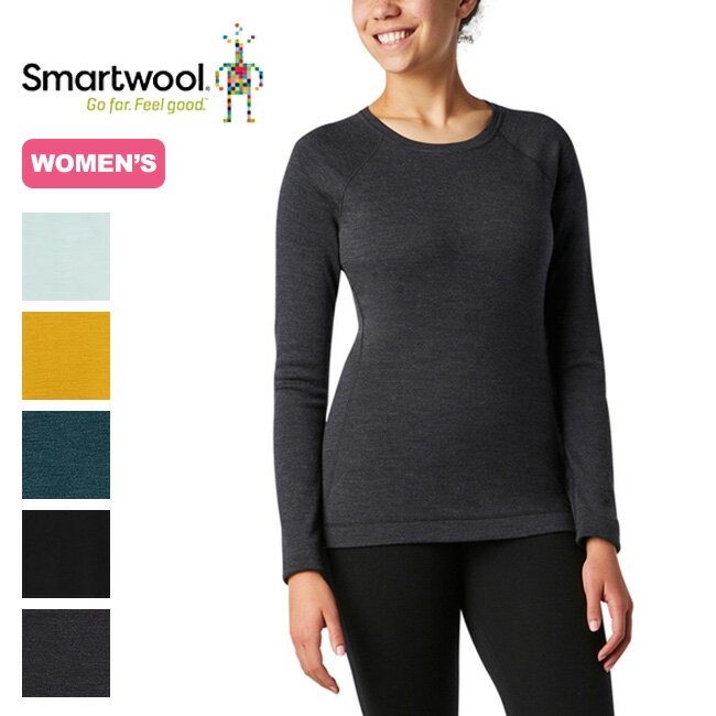 スマートウール クラシックサーマルメリノベースレイヤークルー【ウィメンズ】 Smartwool Women's Classic Thermal Merino Base Layer Crew レディース ベースレイヤー アンダーシャツ インナー おしゃれ キャンプ アウトドア フェス 【正規品】