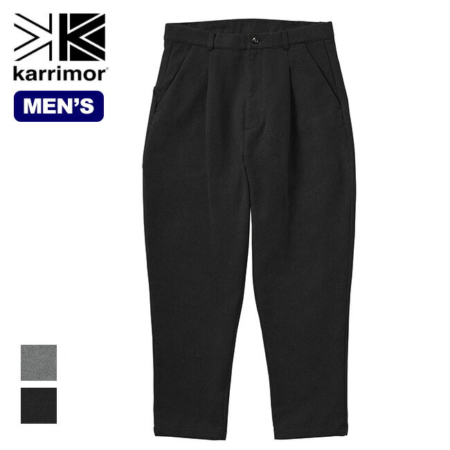 カリマー アウトドア パンツ メンズ カリマー ブラッシュドウーブンパンツ karrimor brushed woven pants メンズ 101446 ロングパンツ パンツ ズボン ボトムス フランネル カジュアル 撥水 保温 抗菌 タウンユース キャンプ アウトドア 【正規品】