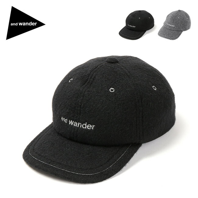 アンドワンダー ウールメルトンキャップ and wander wool melton cap メンズ レディース ユニセックス 5742286153 帽子 キャンプ アウトドア 【正規品】