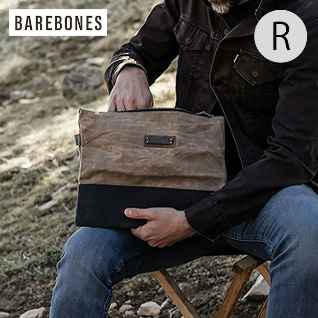 Rakuten - ベアボーンズ ニーラムラージジッパーポーチ BAREBONES Neelum Large Zipper Pouch 20236007 ギア アメニティ 小物 オーガナイザー 収納 ポーチ バッグ トラベル 旅行 フェス おしゃれ キャンプ アウトドア ベアボーンズリビング