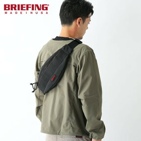 ブリーフィング トライポッド BRIEFING TRIPOD BRF071219 ボディバッグ アメリカ ウエストバッグ ウエストポーチ ヒップバッグ シルエット MADE IN USA トラベル 旅行 キャンプ アウトドア フェス 【正規品】