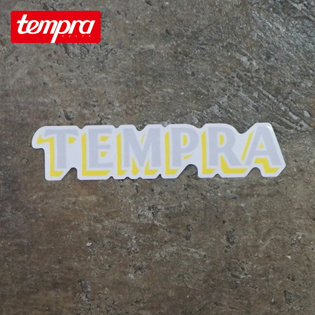 テンプラサイクル テンプラシャドウロゴステッカー tempra cycle TEMPRA SHADOW LOGO シール 車 ステッカー キャンプ アウトドア フェス 【正規品】