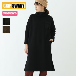 グリップスワニー ハイネックワンピース GRIP SWANY HIGH NECK ONE PEACE レディース ウィメンズ GSW-12 ワンピース ハイネック トップス 伸縮 ストレッチ裏起毛 キャンプ アウトドア 【正規品】