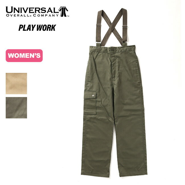 ユニバーサルオーバーオール プレイワーク プレイサスペンダーパンツ【ウィメンズ】 UNIVERSAL OVERALL PLAYWORK PLAY JUMPER SKIRT レディース ウィメンズ U2232801PW ボトムス ロングパンツ キャンプ アウトドア 【正規品】