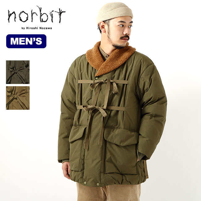 ノービット ショールカラーボアダウンジャケット norbit Shawl Collar Boa Down Jacket メンズ HNDN-009 トップス アウター ジャケット ダウンジャケット タウン キャンプ アウトドア 【正規品】