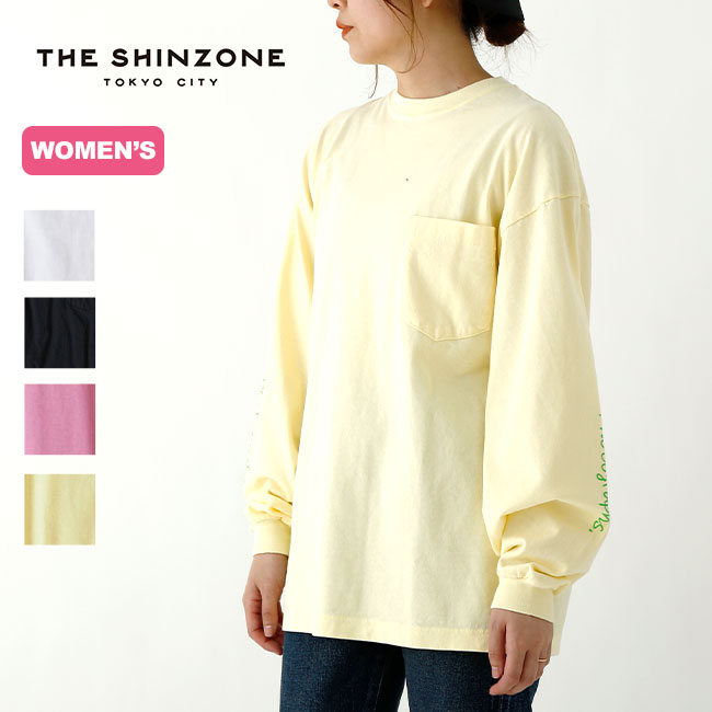 ザ シンゾーン フォトグラフT THE SHINZONE photographs TEE レディース 23SMSCU06 トップス カットソー プルオーバー ロングTシャツ ロンT キャンプ アウトドア 