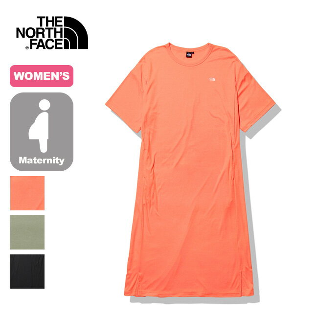 【SALE】ノースフェイス マタニティS/S ワンピース THE NORTH FACE Maternity S/S Onepiece レディース NTM12202 妊婦 ドレス ワンピ 半袖 Tシャツ おしゃれ キャンプ アウトドア 【正規品】