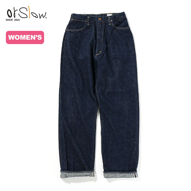 オアスロウ ハイウェストオリジナルセルビッジデニムパンツ ジャスミン 【ウィメンズ】 orslow Original Selvedge Denim JASMIN レディース 00-1040 ボトムス ズボン 長ズボン アウトドア フェ…