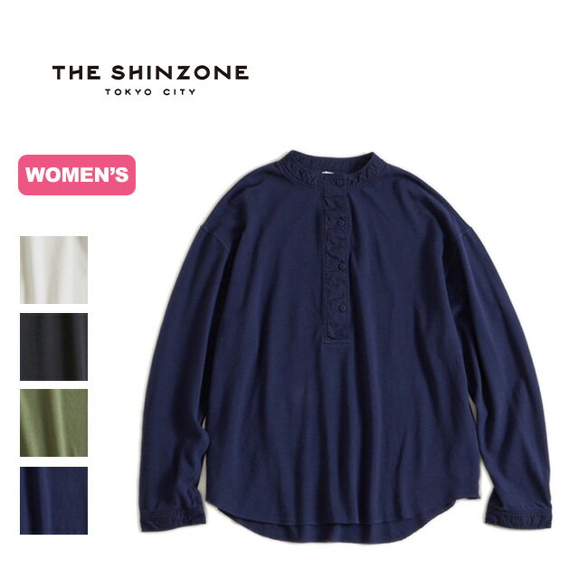 ザ シンゾーン ミリタリーヘンリーPO THE SHINZONE MILITARY HENLEY PULLOVER レディース ウィメンズ 23SMSCU07 トップス プルオーバー カットソー ブラウス キャンプ アウトドア 【正規品】